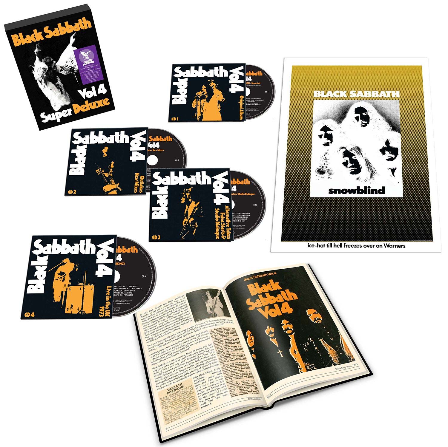 BLACK SABBATH lanza su clásico Vol. 4 en una edición 'super deluxe