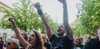 Asistentes del festival de Heavy Metal Zurbarán Rock Burgos